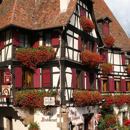 Hôtel Restaurant Zum Schnogaloch Obernai Exterior foto