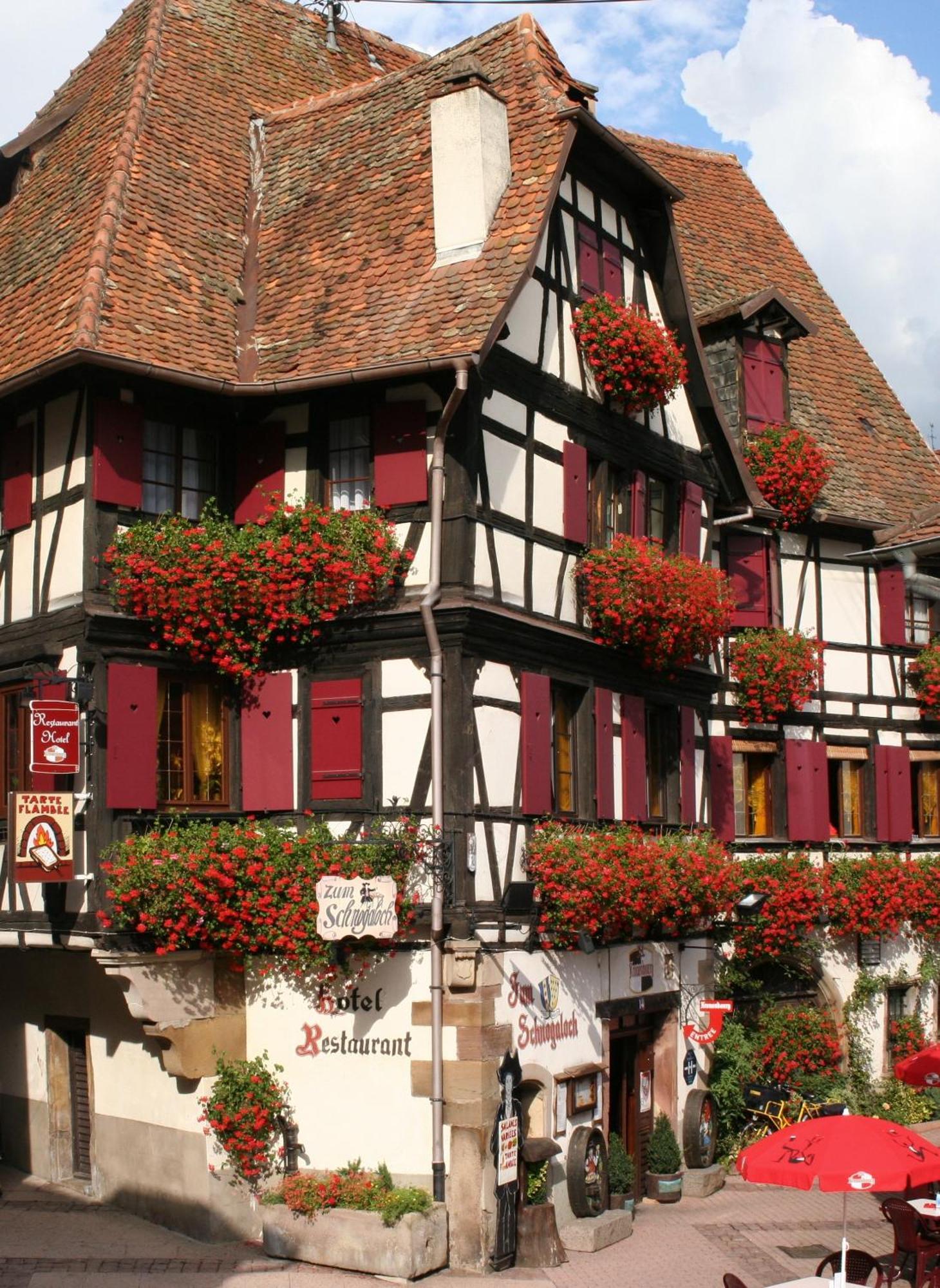 Hôtel Restaurant Zum Schnogaloch Obernai Exterior foto