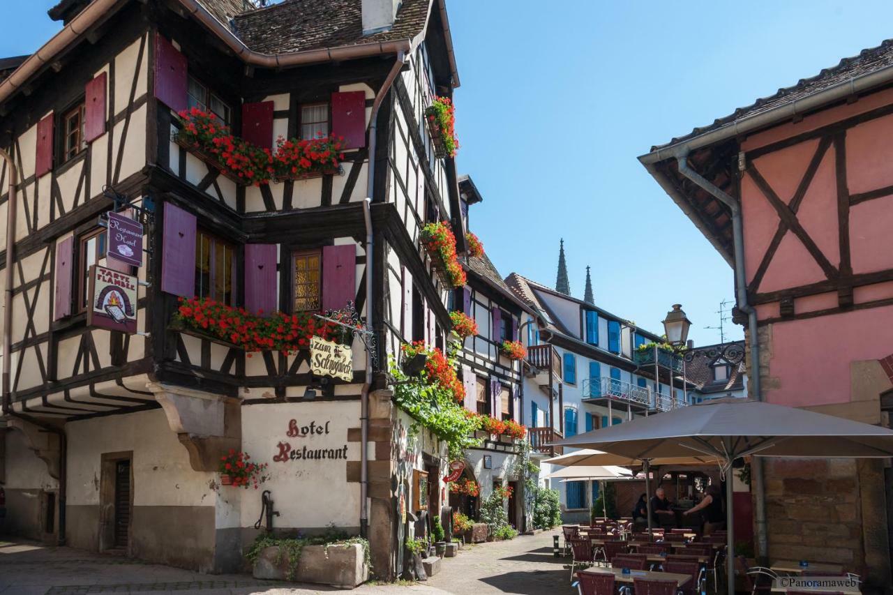 Hôtel Restaurant Zum Schnogaloch Obernai Exterior foto